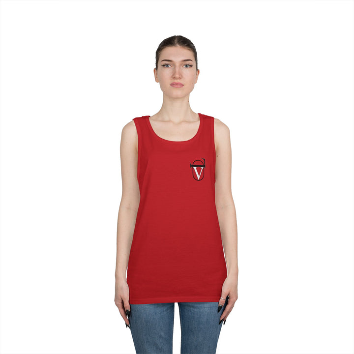 Unisex Heavy Cotton Tank Top - Comfortable Graphic Sleeveless Tee for Casual Wear, Summer Events, Gym, and Gifts