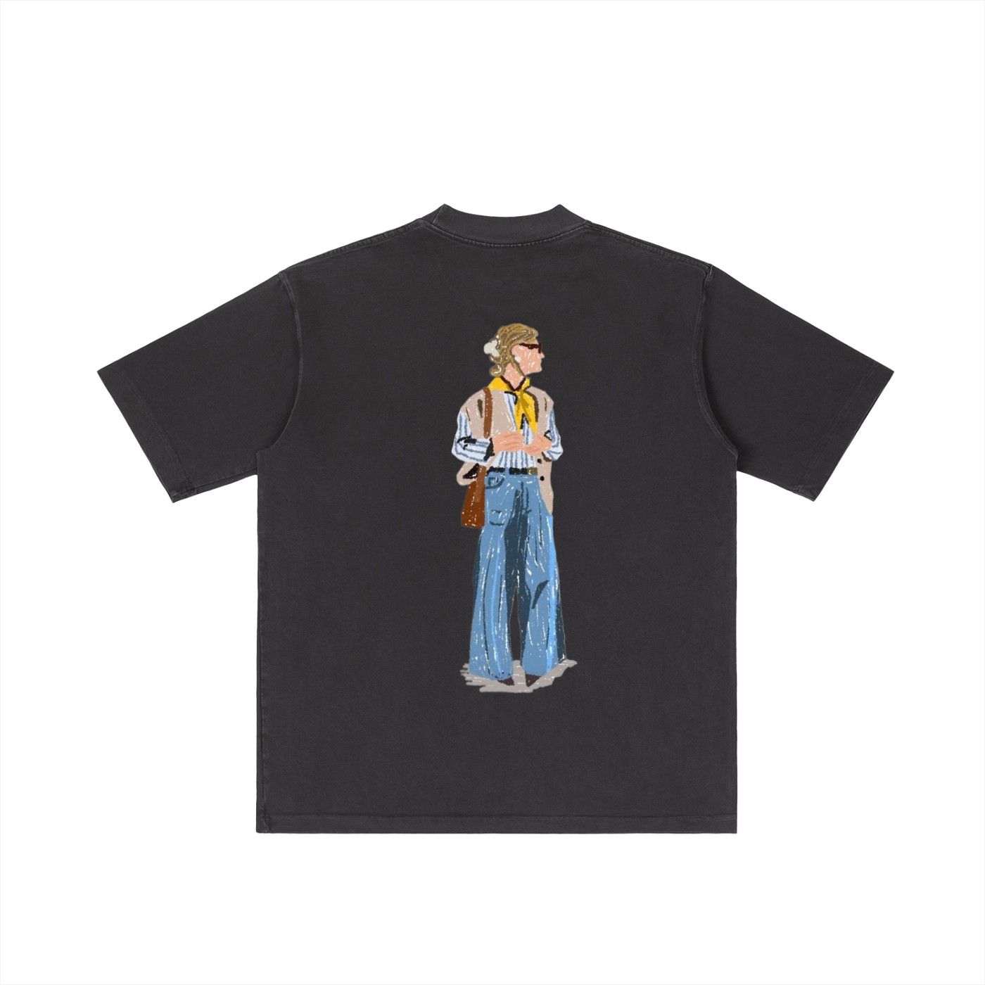 Vintage Wash Drop Shoulder T-shirt