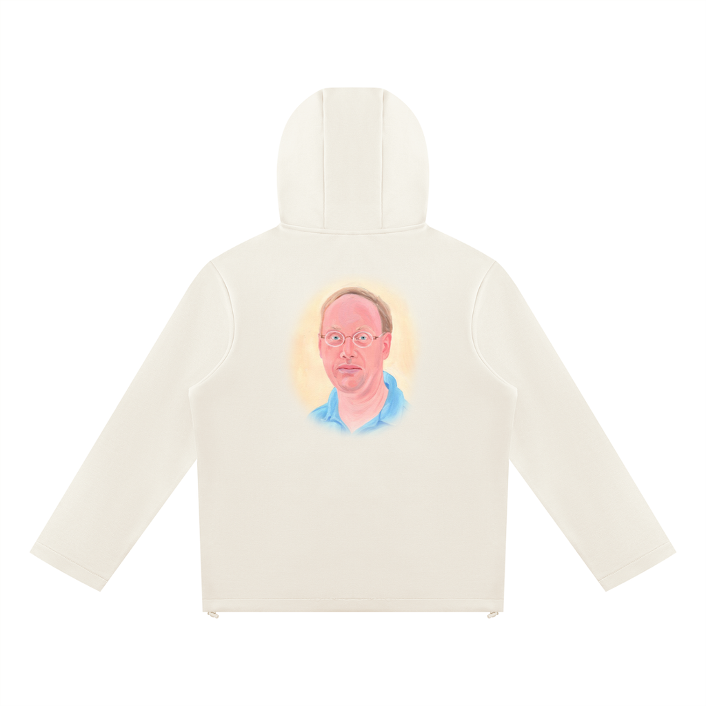 Unisex Paneled Full Zip Hoodie