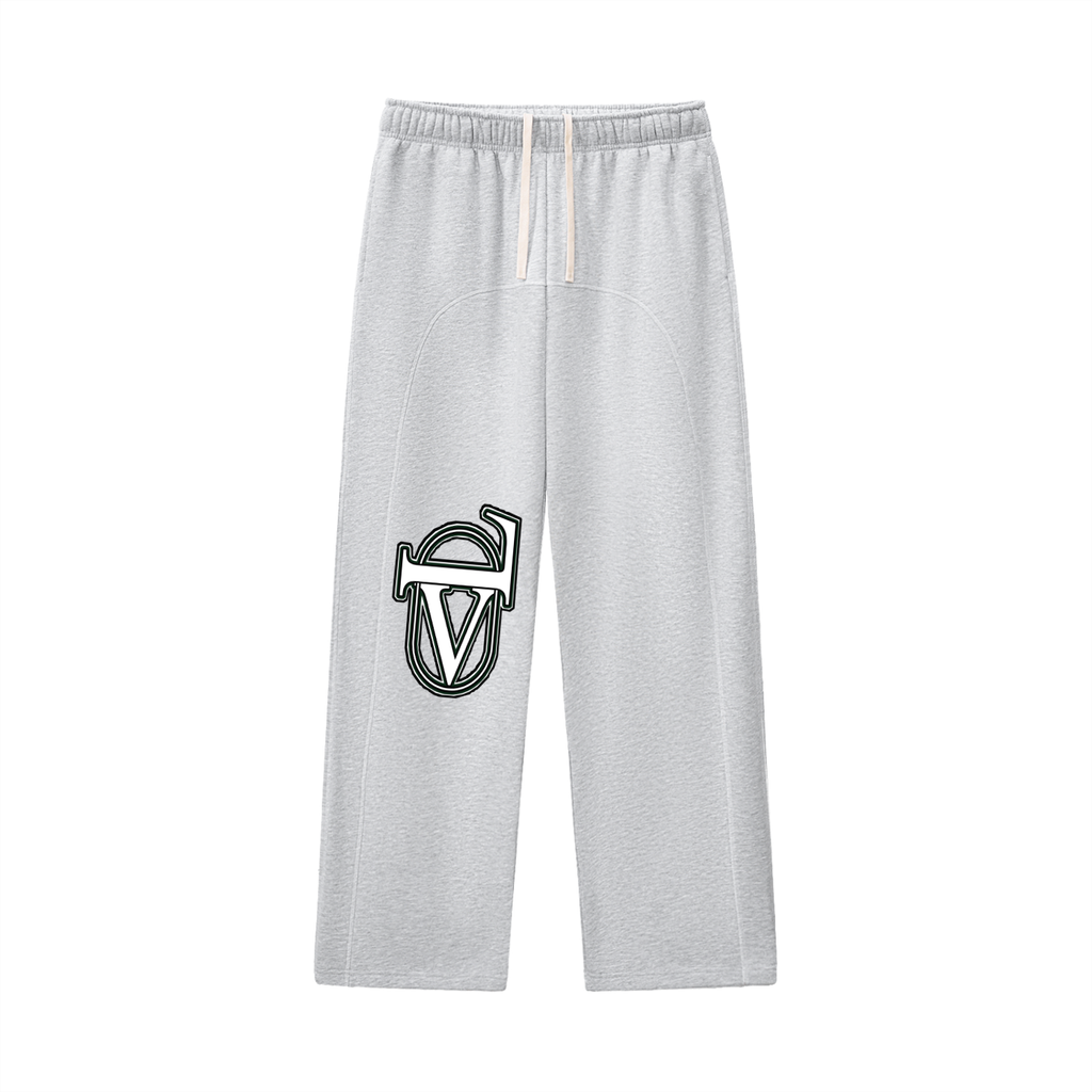 Contrast-Stitched Fleece Sweatpants