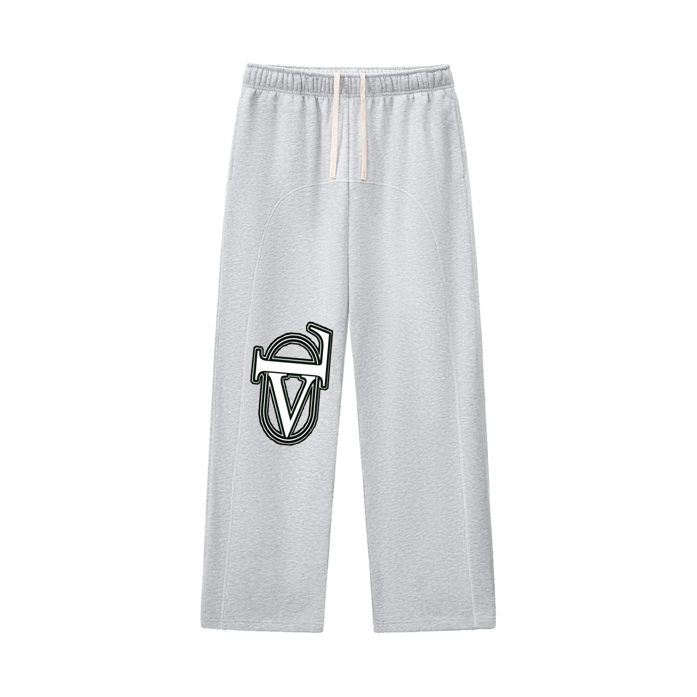 Contrast-Stitched Fleece Sweatpants