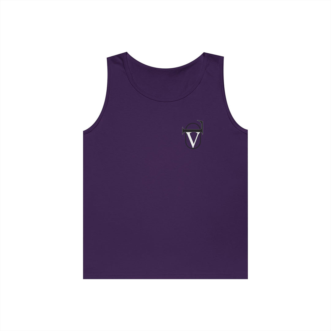 Unisex Heavy Cotton Tank Top - Comfortable Graphic Sleeveless Tee for Casual Wear, Summer Events, Gym, and Gifts