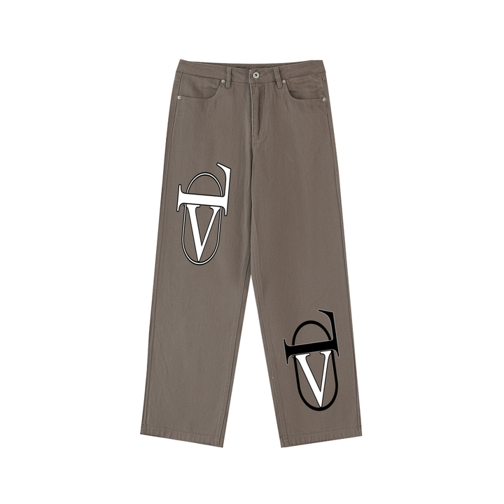 Heavyweight Cotton Straight-Leg Pants