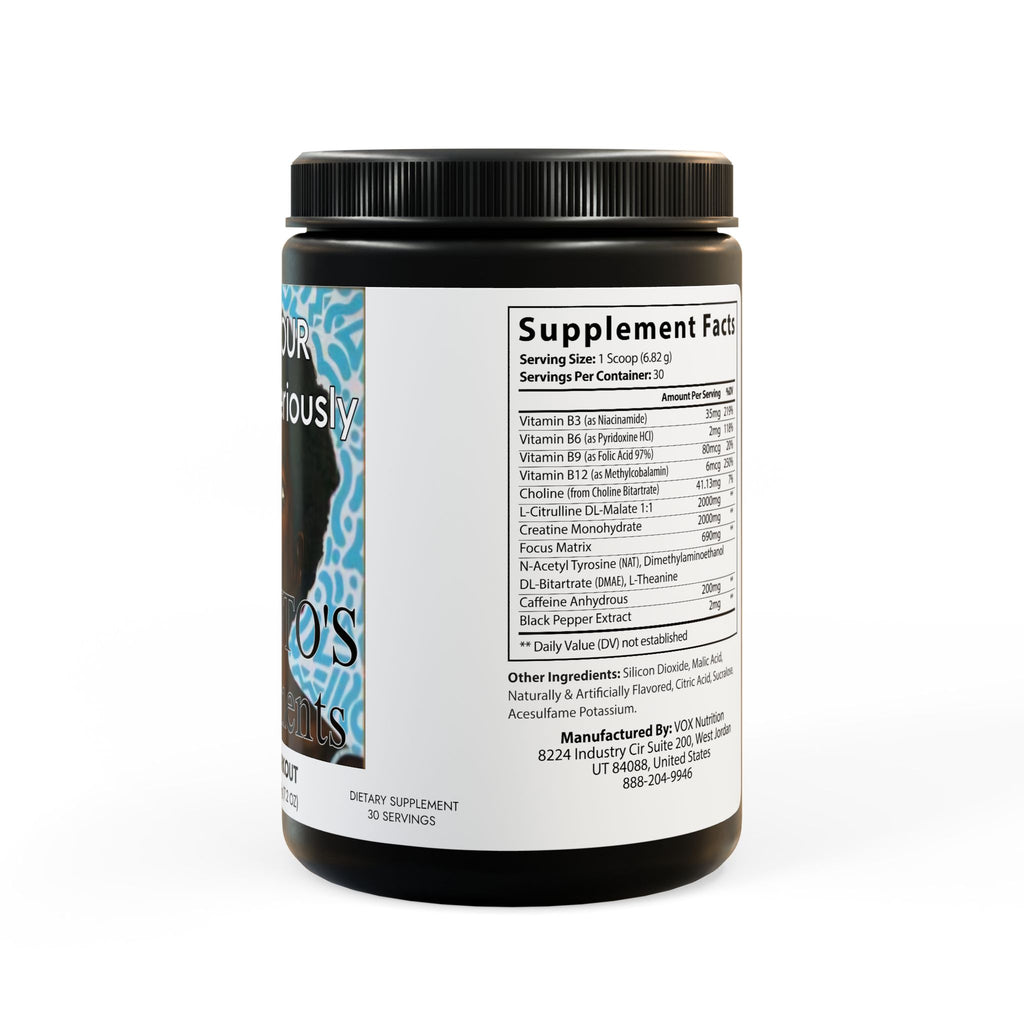 Pre-Workout Supplement, Fruit Punch (204g, 7.1oz)