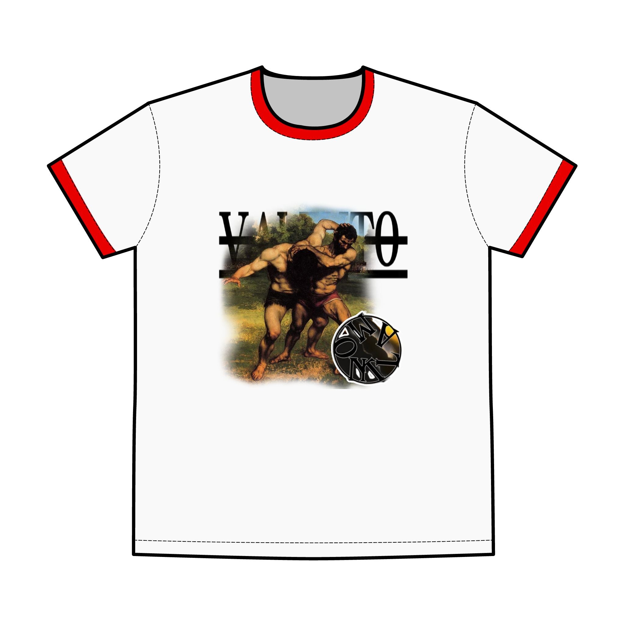 Artistic Men's Ringer Tee - Vintage Wrestling Design, Casual Tee, Gift for Sports Fans, Graphic T-Shirt, Vintage Style Apparel, Unique [...]