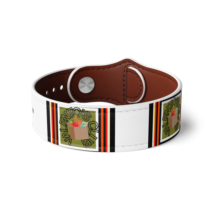 Faux Leather Wristband