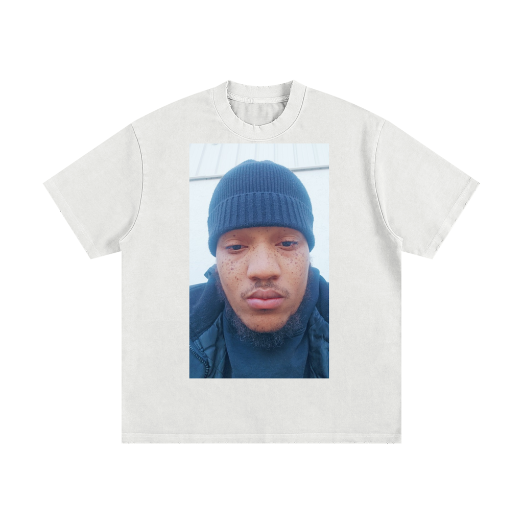 Heavyweight Vintage Washed Frayed T-Shirt