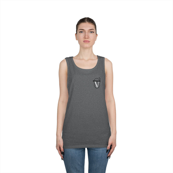 Unisex Heavy Cotton Tank Top - Comfortable Graphic Sleeveless Tee for Casual Wear, Summer Events, Gym, and Gifts