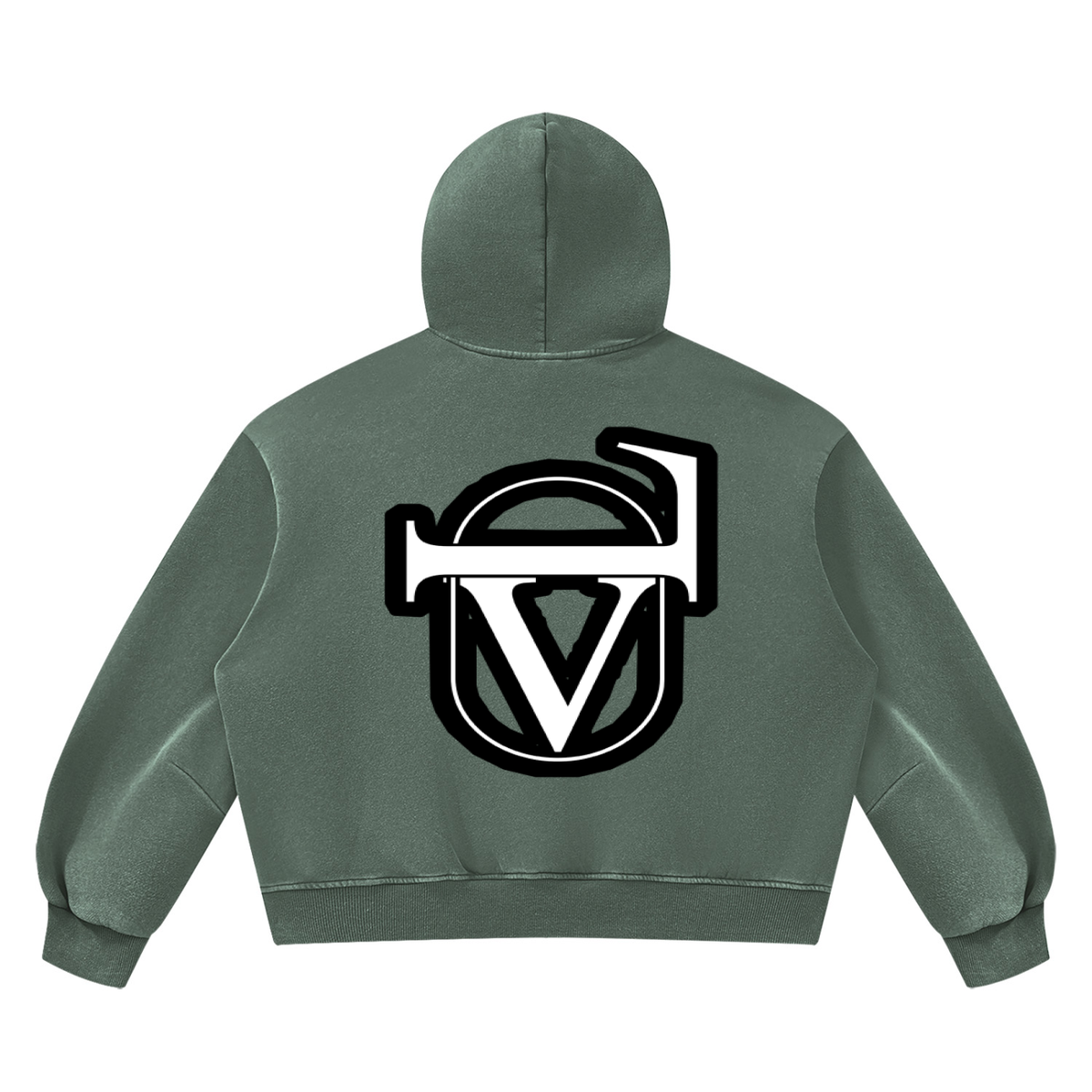 V Wash Boxy Fleece Hoodie