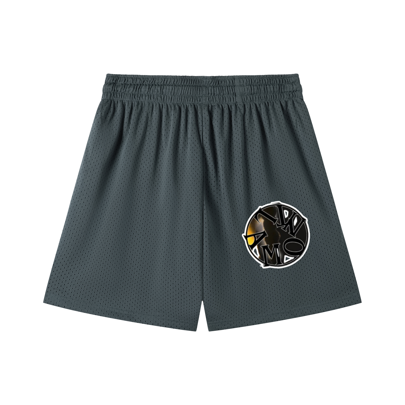 Mesh Drawstring Shorts