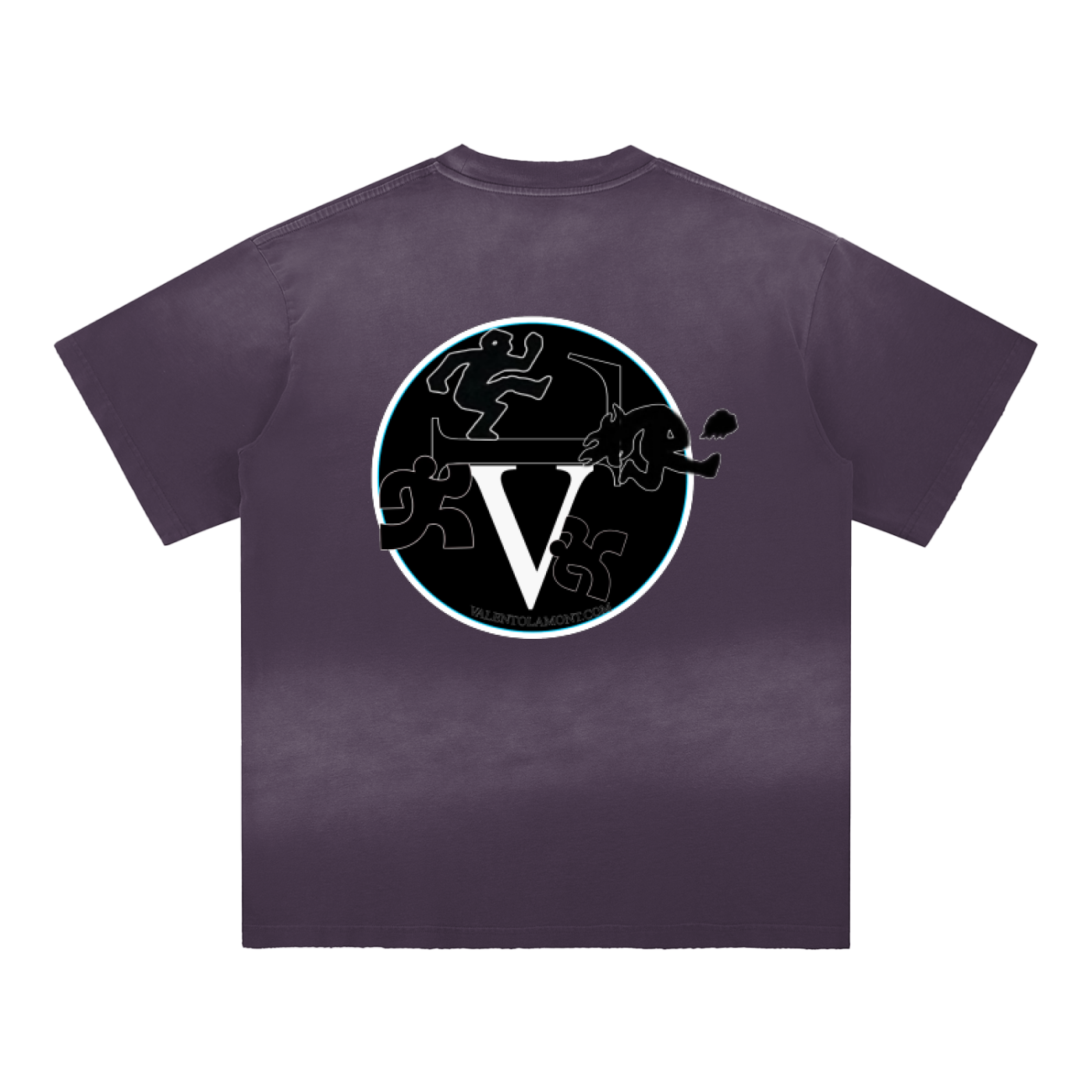 Sun Fade Hand-Frayed Cotton T-Shirt