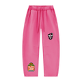 Unisex Vintage Wash Barrel Leg Fleece Sweatpants