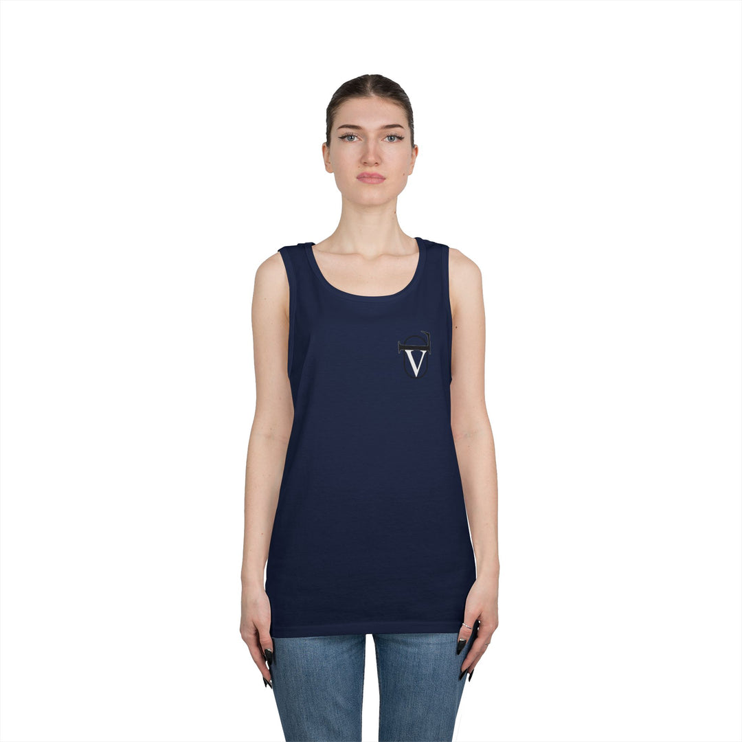 Unisex Heavy Cotton Tank Top - Comfortable Graphic Sleeveless Tee for Casual Wear, Summer Events, Gym, and Gifts