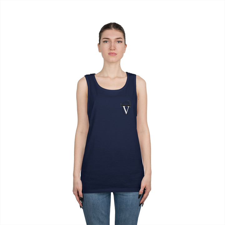Unisex Heavy Cotton Tank Top - Comfortable Graphic Sleeveless Tee for Casual Wear, Summer Events, Gym, and Gifts