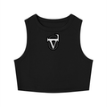 Women's Tight Crewneck Crop Tank Top