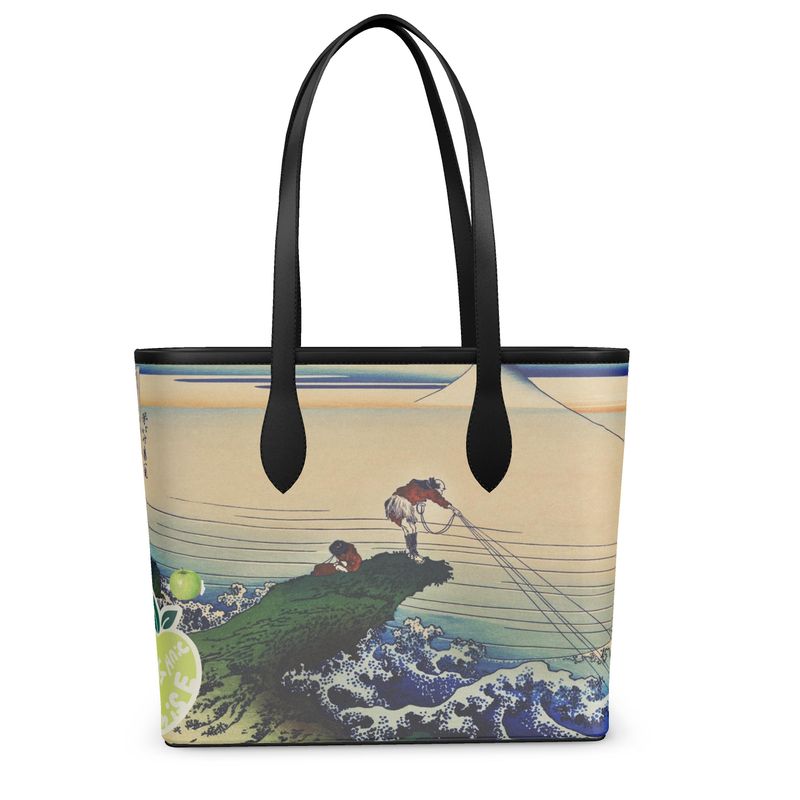 Leather city bag