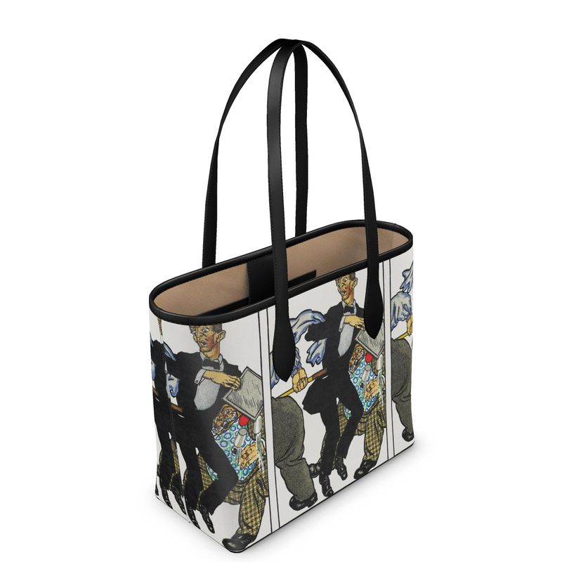 Leather city bag