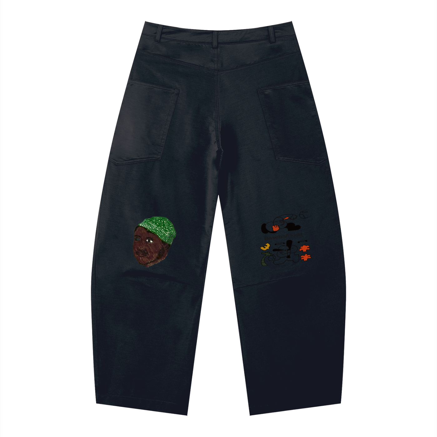 Men's Barrel Leg Pants