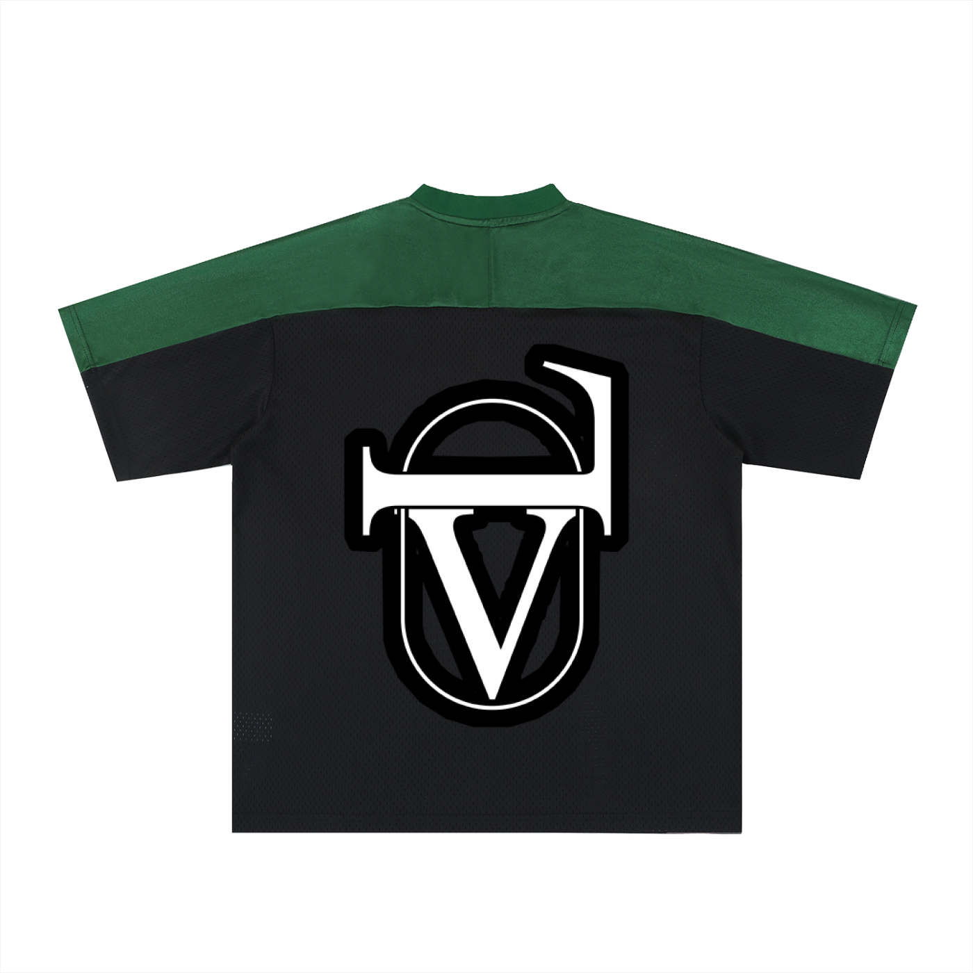 Oversized Mesh V-Neck Soccer Jersey