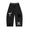 Plaid Waistband Barrel Sweatpants