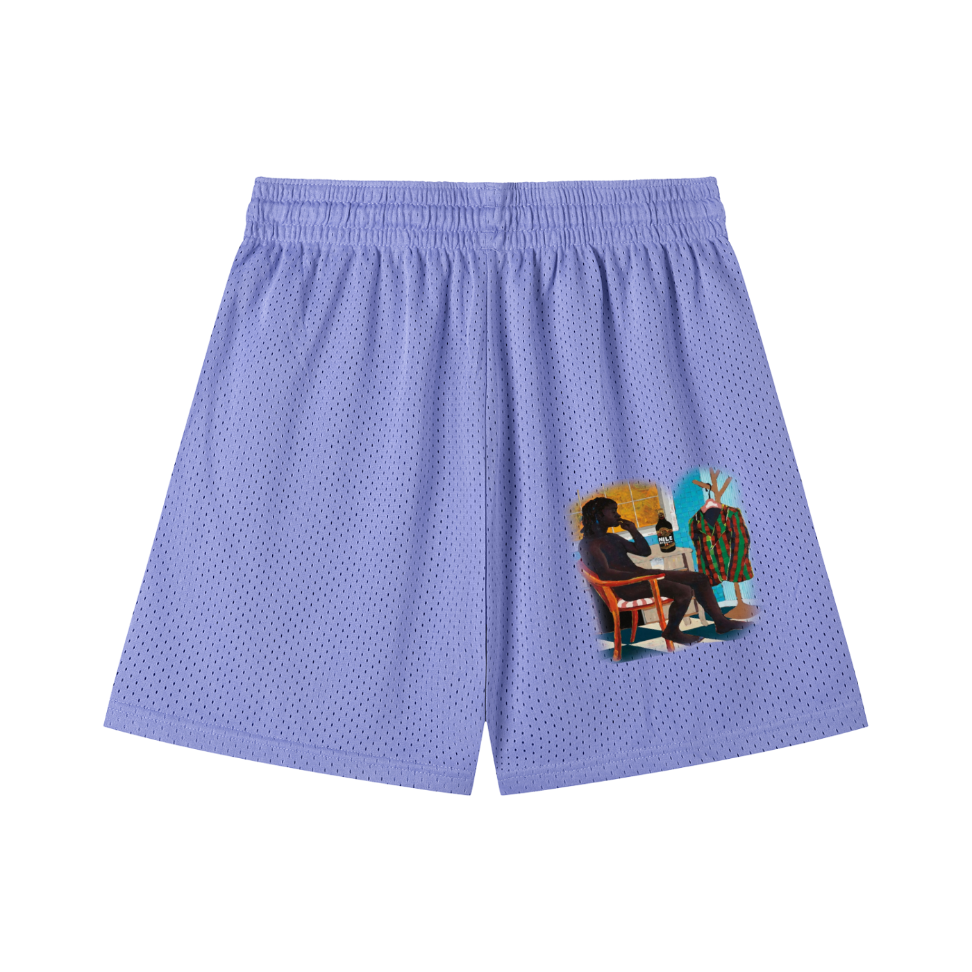 Mesh Drawstring Shorts