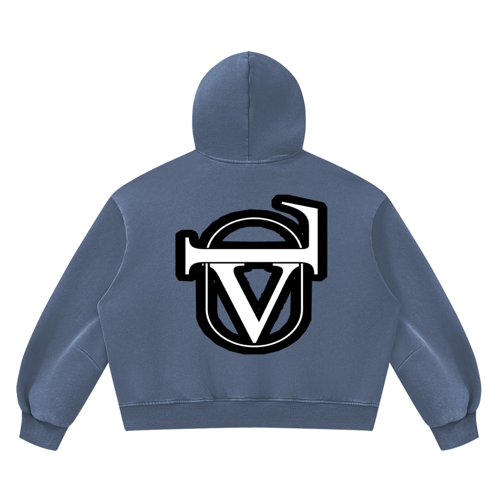 V Wash Boxy Fleece Hoodie