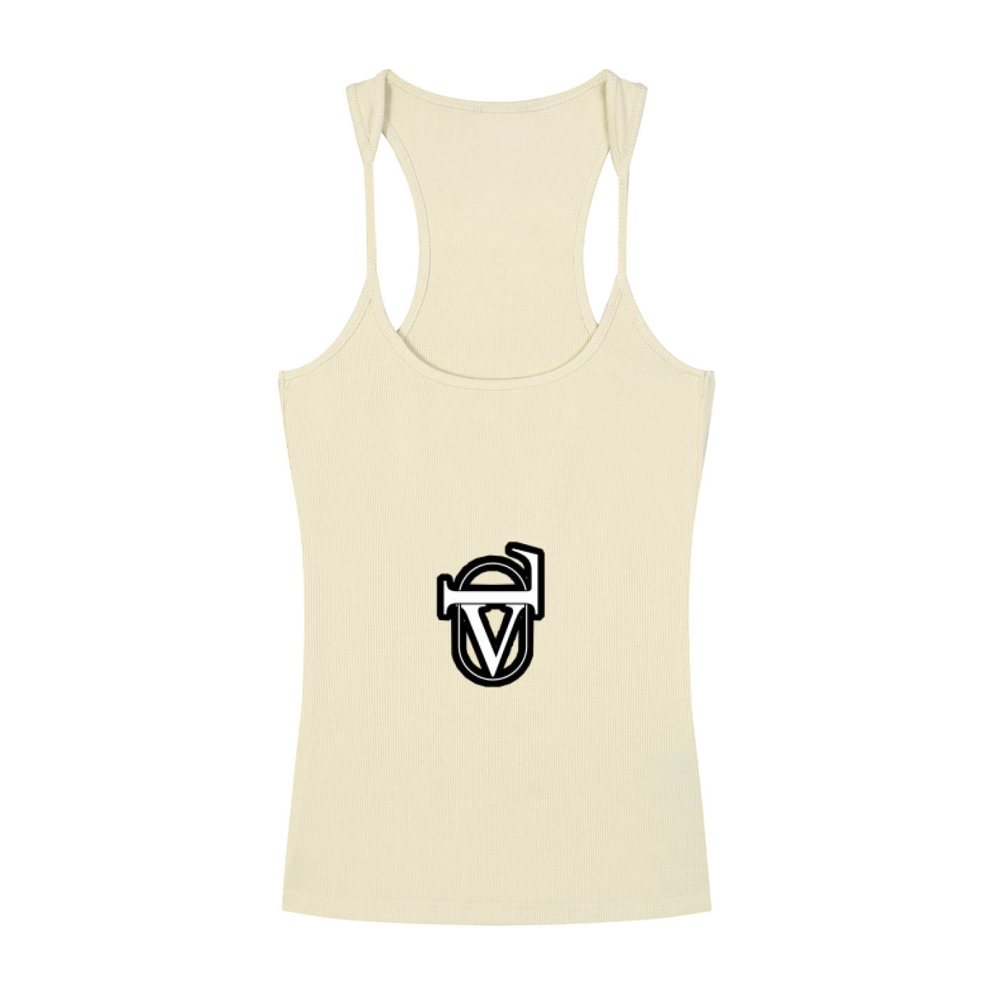 Slim Fit Ribbed Racerback Tank Top