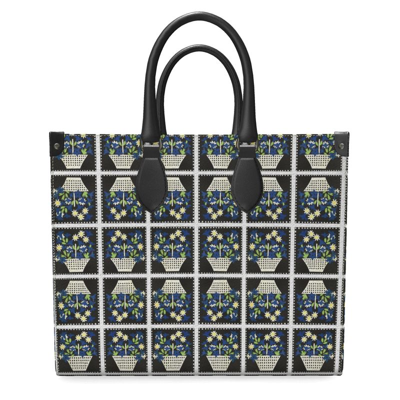 Leather Shopper Bag