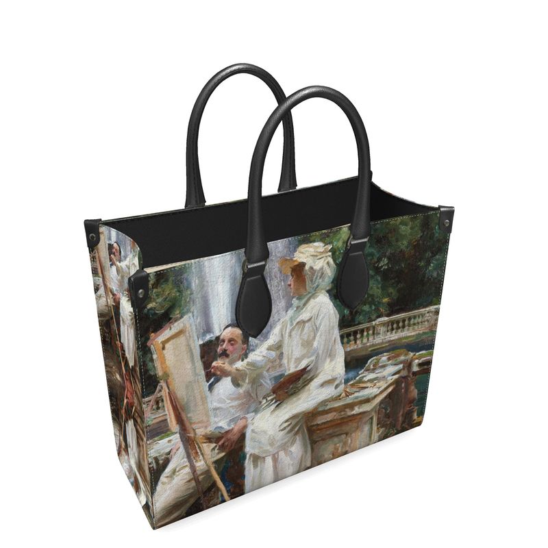 Leather Shopper Bag