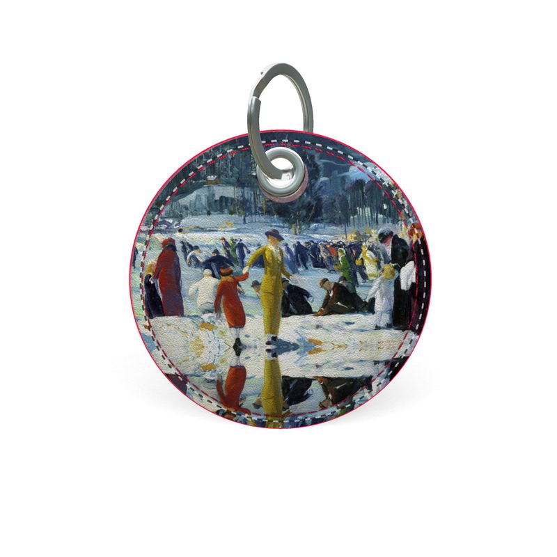 Premium Painted Edge Keyring