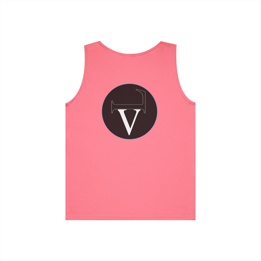 Unisex Heavy Cotton Tank Top - Comfortable Graphic Sleeveless Tee for Casual Wear, Summer Events, Gym, and Gifts