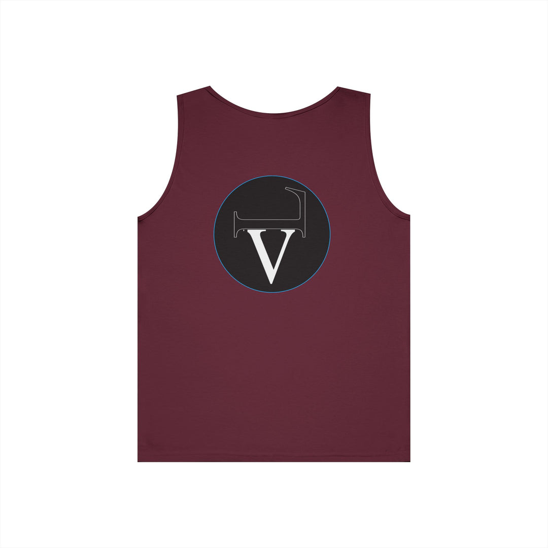 Unisex Heavy Cotton Tank Top - Comfortable Graphic Sleeveless Tee for Casual Wear, Summer Events, Gym, and Gifts