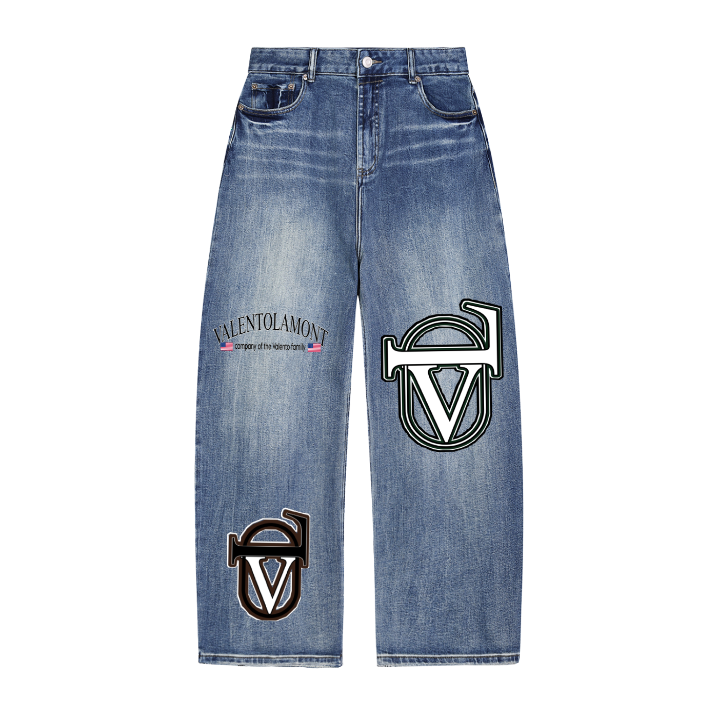 Sun Fade Heavyweight Denim Jeans