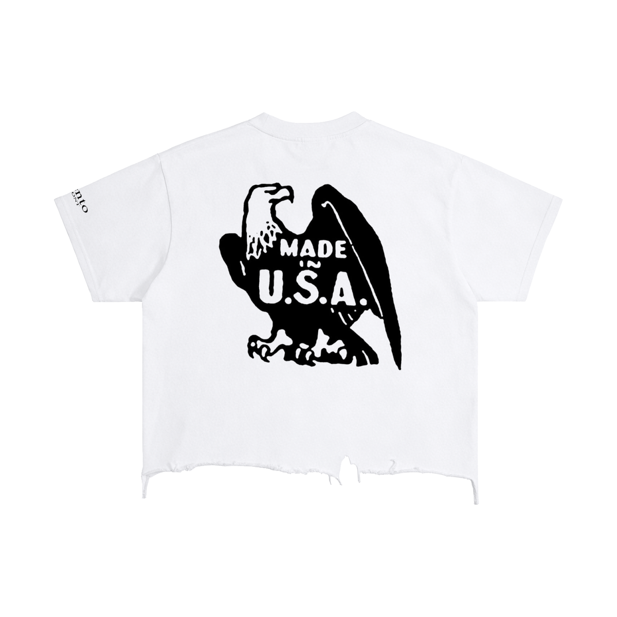 Vintage Wash Boxy Distressed Hem T-Shirt