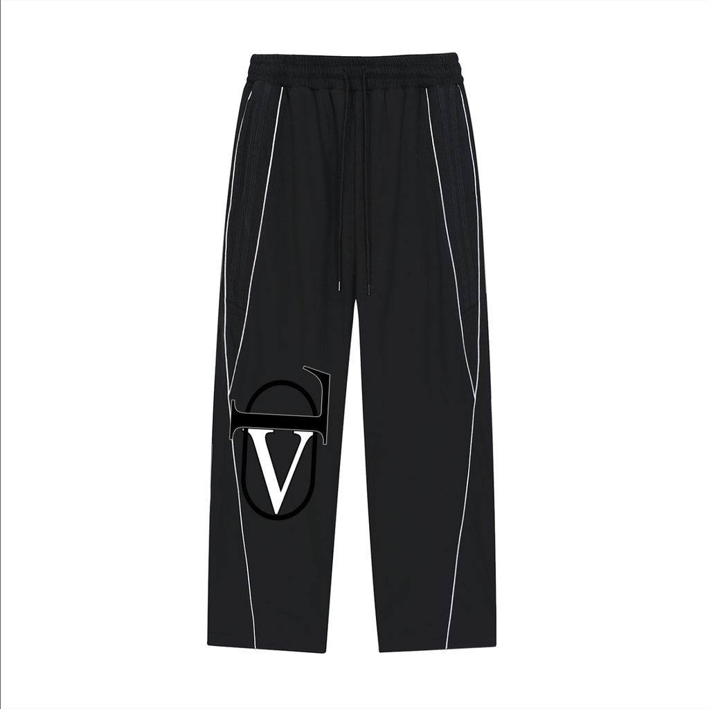 Reflection Striped Straight-Leg Sweatpants