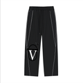Reflection Striped Straight-Leg Sweatpants