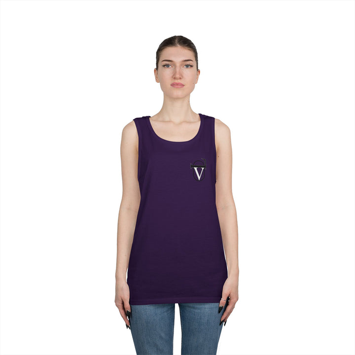 Unisex Heavy Cotton Tank Top - Comfortable Graphic Sleeveless Tee for Casual Wear, Summer Events, Gym, and Gifts