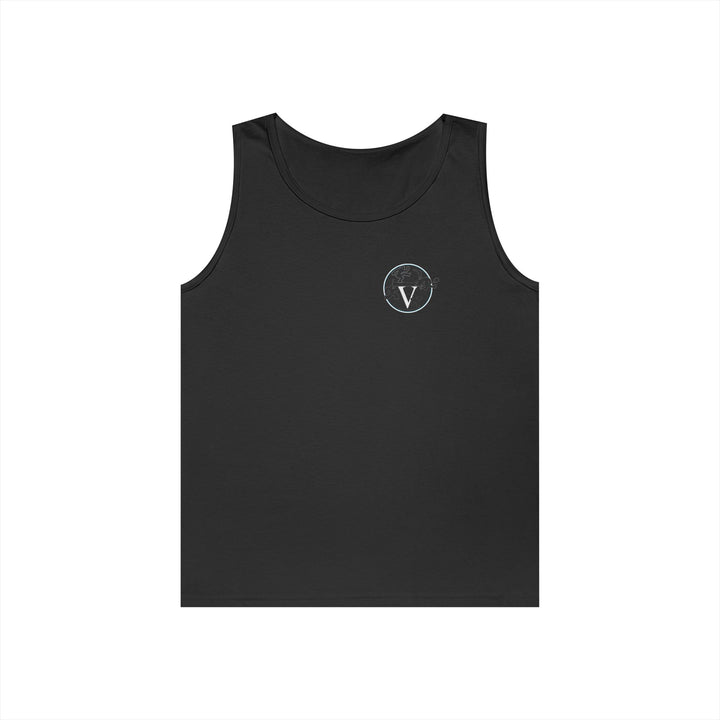 Unisex Heavy Cotton Tank Top with Minimalist Design, Casual Summer Wear, Everyday Essential, Gym Workout, Layering Piece