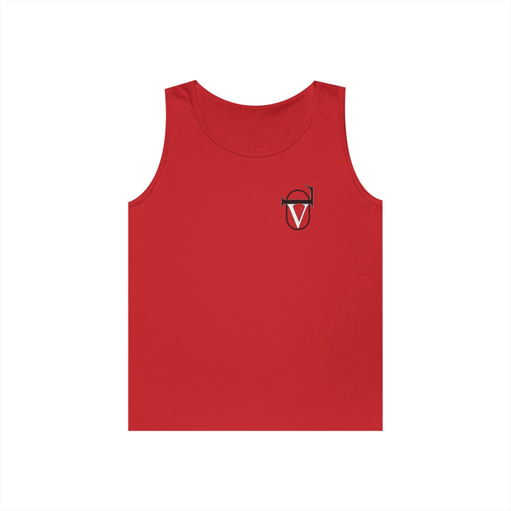 Unisex Heavy Cotton Tank Top - Comfortable Graphic Sleeveless Tee for Casual Wear, Summer Events, Gym, and Gifts