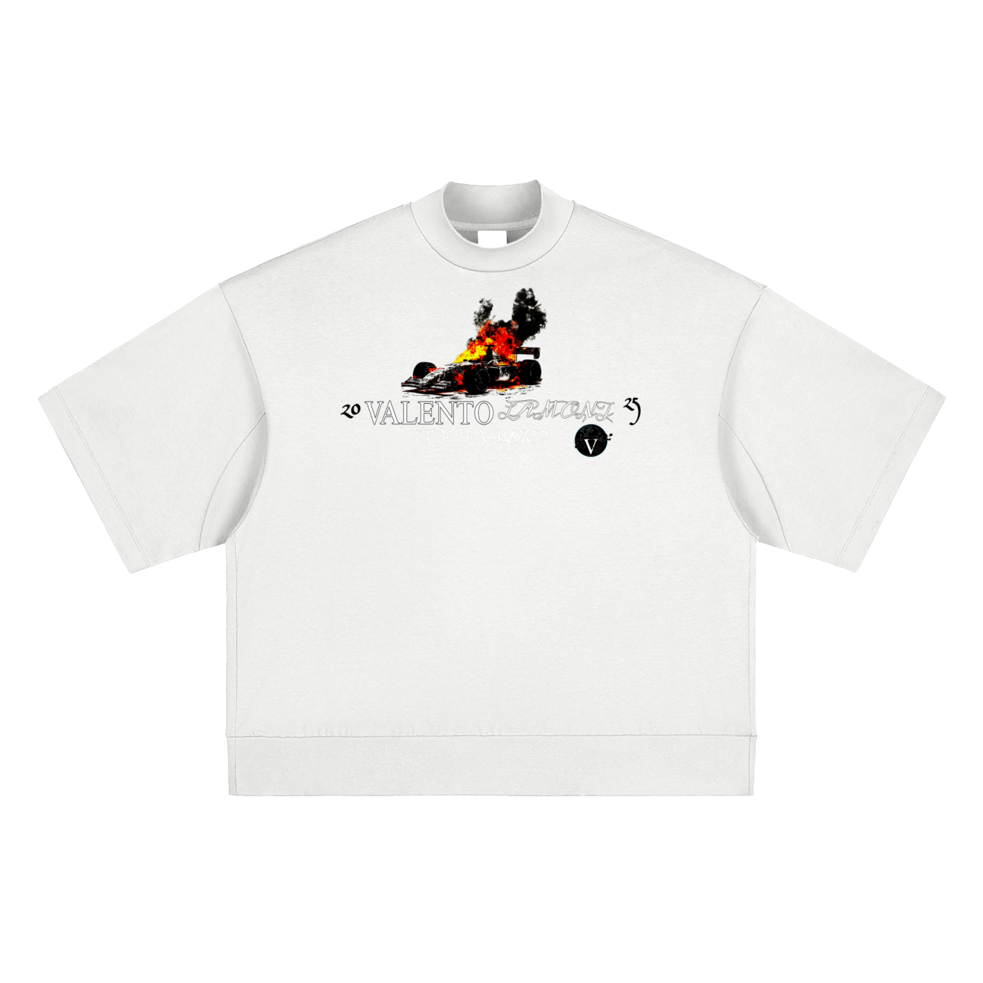 Heavyweight Oversized Mock Neck T-shirt