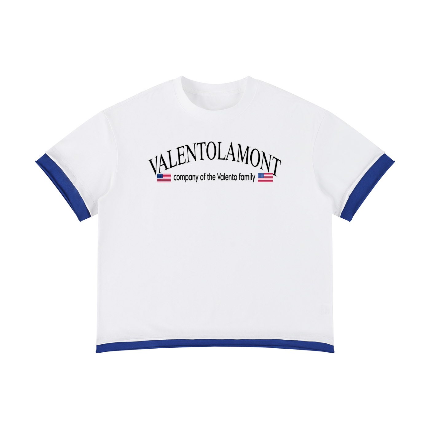 Unisex Boxy Color Block T-Shirt