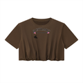Women’s Crop Bubble Hem T-Shirt