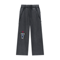 Snow Washed Tape Raw Edge Sweatpants