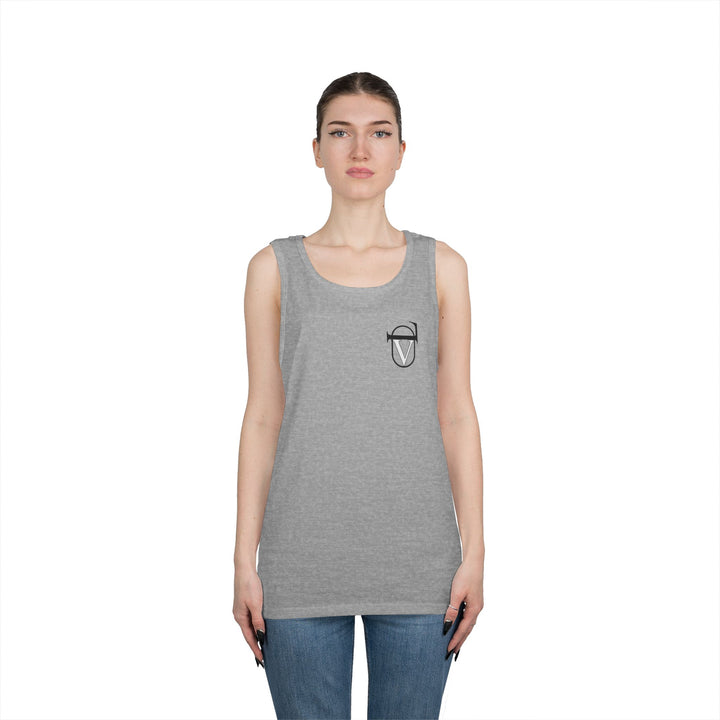 Unisex Heavy Cotton Tank Top - Comfortable Graphic Sleeveless Tee for Casual Wear, Summer Events, Gym, and Gifts