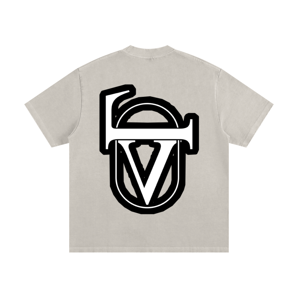 Heavyweight Vintage Washed Frayed T-Shirt