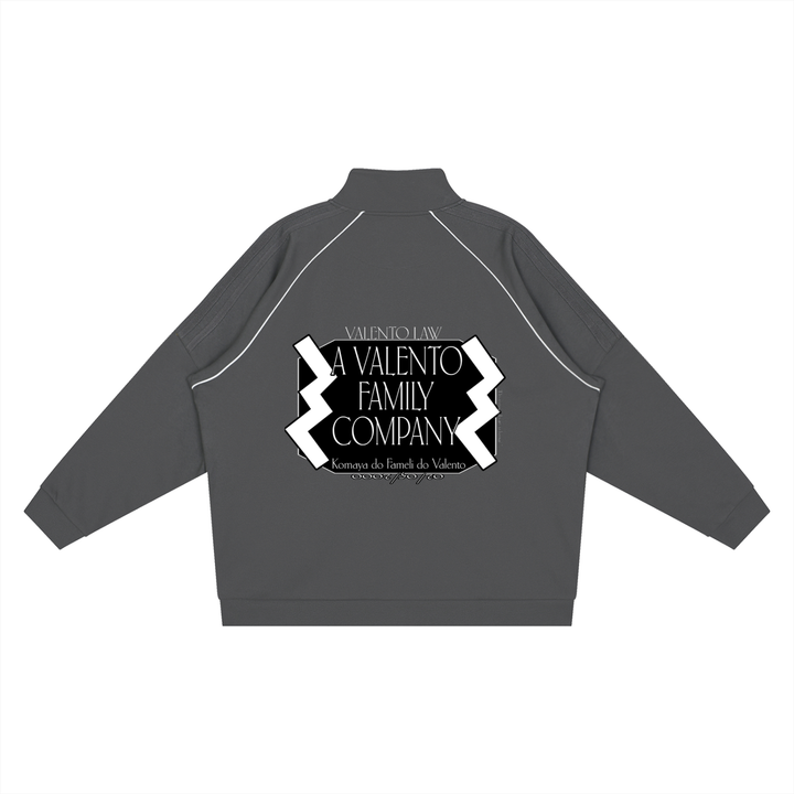 Reflection Striped Raglan Sleeve  Jacket