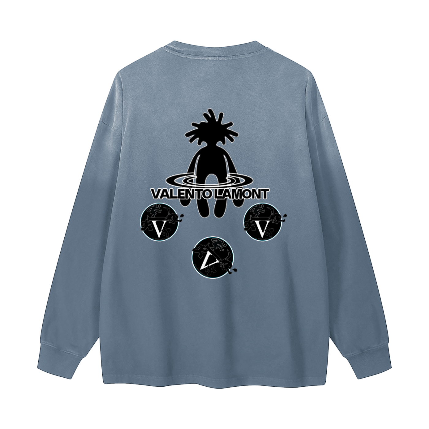 Gradient Vintage Washed Long Sleeve Tee - 270 GSM