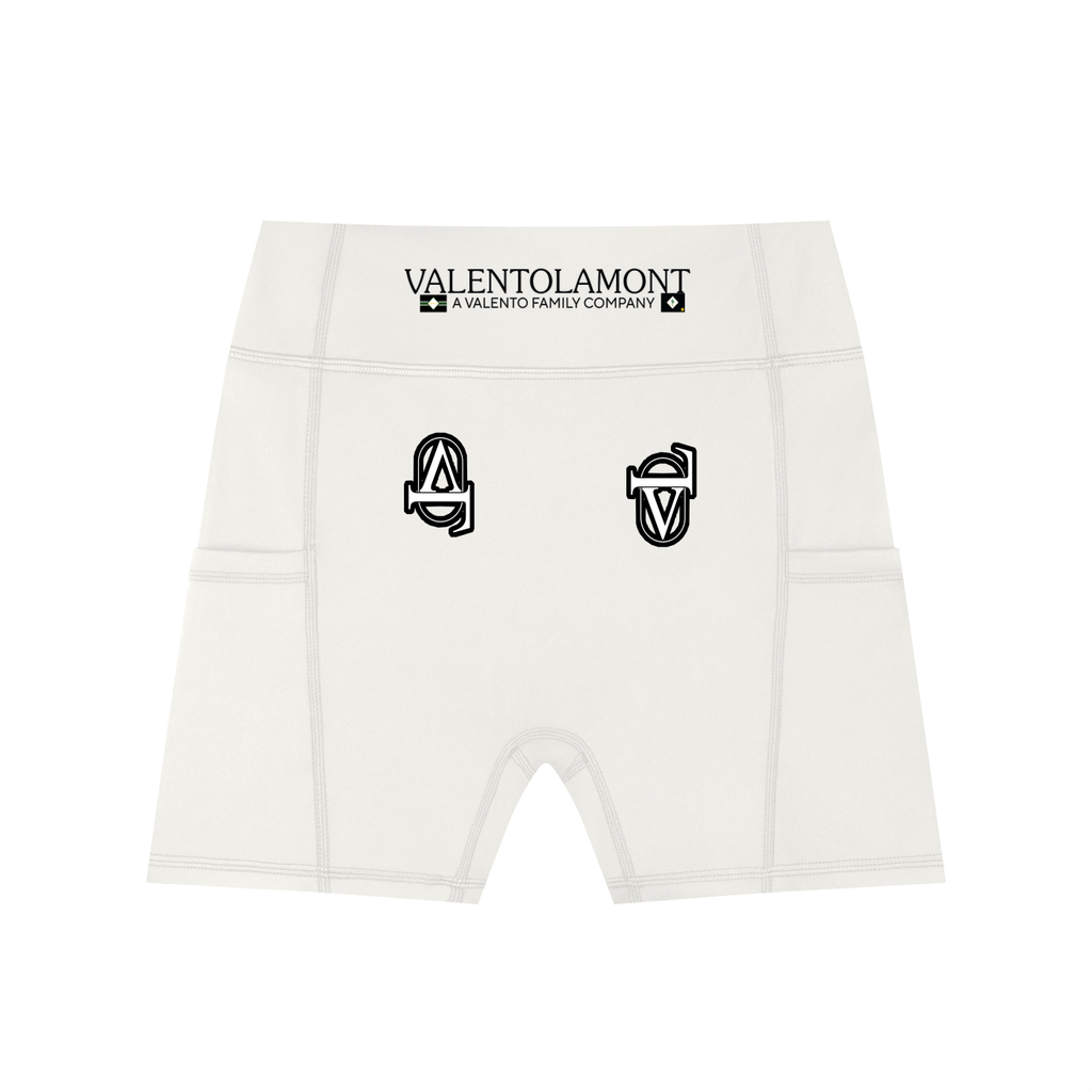 Women's High-Waisted Pocket Biker Shorts
