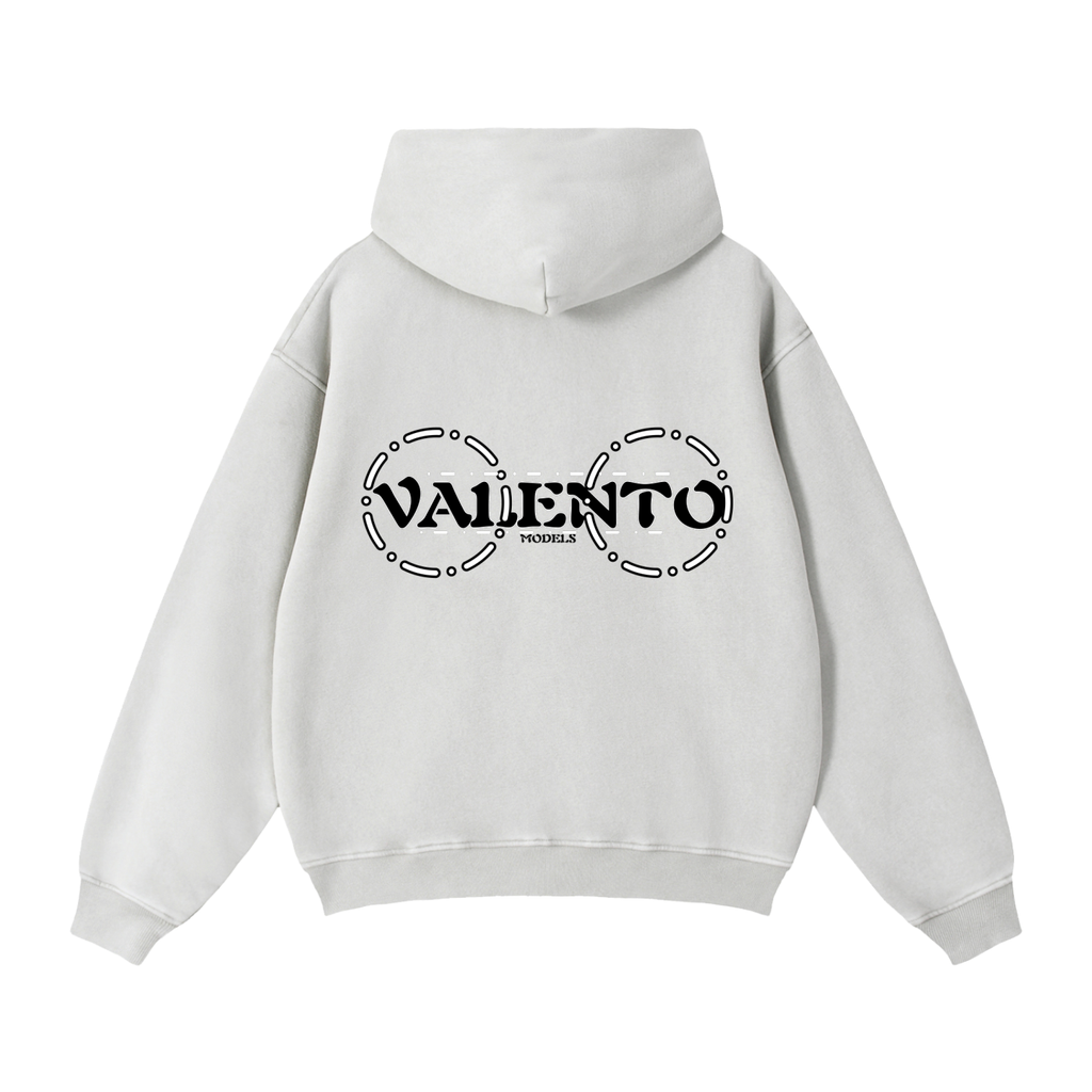 Zip-Through Boxy Fleece Hoodie