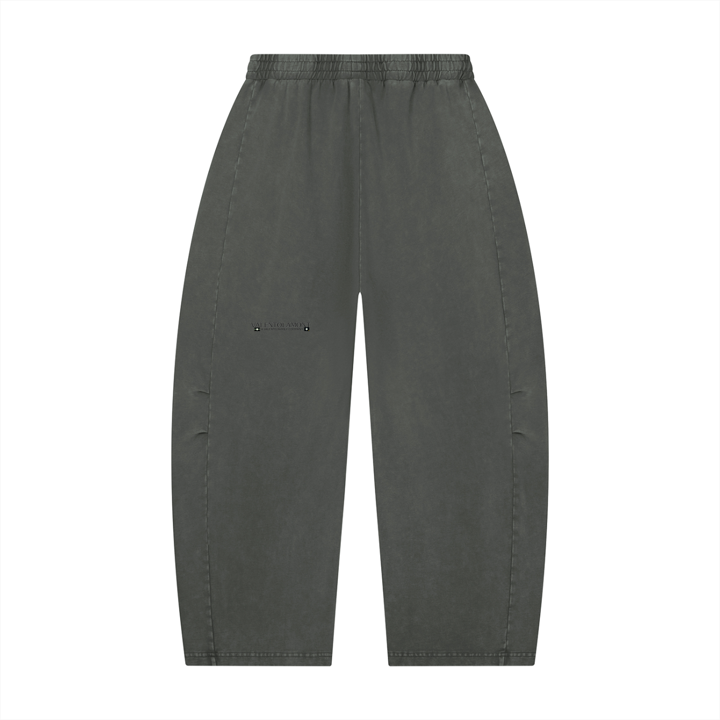 Unisex Mineral Wash Barrel Leg Pants